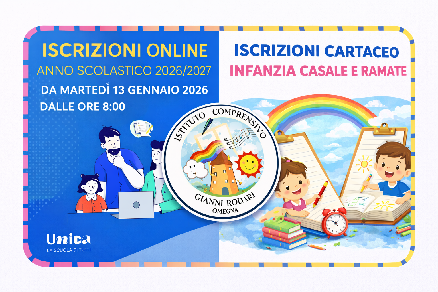 ISCRIZIONI anno scolastico 2026/2027
