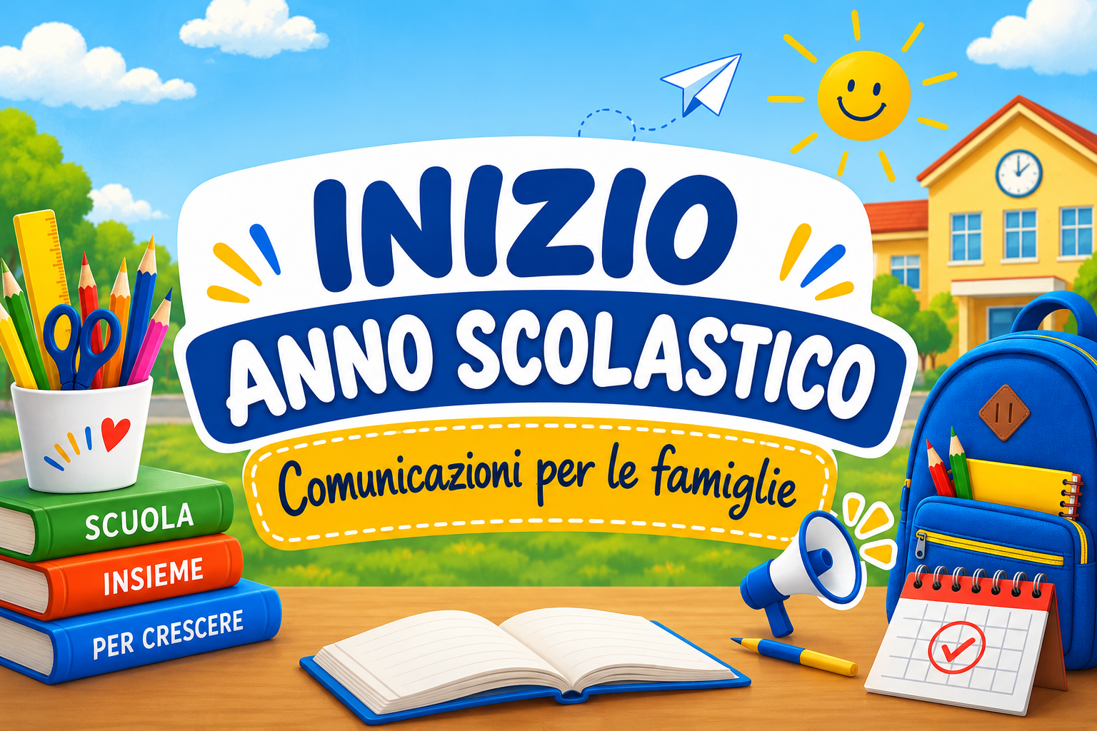 Comunicazioni per l'inizio a.s. 2026/2027.........in aggiornamento
